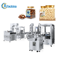 Machine de remplissage de noix de macadamia avec balance de comptage électronique, machine d'emballage automatique de noix en pot pour usine de snacks