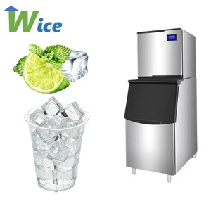WICE Potente Máquina de Hielo Enfriada por Aire de 200 kg/día y 1080 W con Contenedor de Almacenamiento de 180 kg para Hostelería Comercial y Tiendas de Bebidas, Estable - Product Image 3
