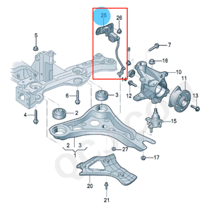Senp bán buôn tự động cảm biến Đèn pha chiều cao cảm biến mức 1ed412521 cho <span class=keywords><strong>VW</strong></span> ID3 id4 id5 id6 <span class=keywords><strong>Audi</strong></span> Skoda Phụ tùng xe hơi - Product Image 2