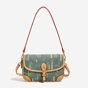 Bolso Mensajero de Moda para Mujer, Modelo 2025 Está hecho de material PU con patrón geométrico. - Product Image 2