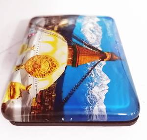 مغناطيس ثلاجة مربع القبة شخصية اسم المدينة ountry 3D our - Product Image 4