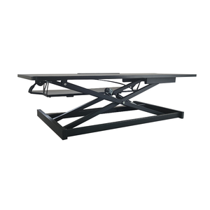 <span class=keywords><strong>Escritorio</strong></span> Plegable con Elevación Neumática que Ahorra Espacio, con Marco <span class=keywords><strong>de</strong></span> Aluminio y Doble Tablero <span class=keywords><strong>de</strong></span> MDF <span class=keywords><strong>para</strong></span> Dormitorios y Oficinas en Casa - Product Image 4