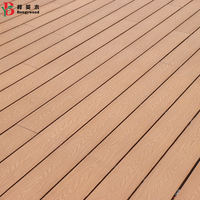 Plancher de terrasse extérieur personnalisé en wpc gaufrage 3D planche de terrasse composite revêtement de sol en bois plastique texture à faible entretien