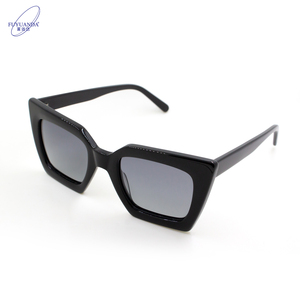 Gafas <span class=keywords><strong>de</strong></span> <span class=keywords><strong>Sol</strong></span> Modernas <span class=keywords><strong>de</strong></span> Alta Calidad Personalizadas <span class=keywords><strong>de</strong></span> Fábrica China 2023, Unisex, Acetato, <span class=keywords><strong>Lentes</strong></span> UV400 Tac, Negras, para Hombre y <span class=keywords><strong>Mujer</strong></span>, para Exteriores - Product Image 2