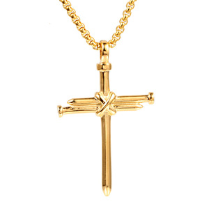Collier pendentif <span class=keywords><strong>Ankh</strong></span> unisexe en acier inoxydable argenté, mode simple, grande <span class=keywords><strong>croix</strong></span> égyptienne pour les occasions <span class=keywords><strong>de</strong></span> mariage - Product Image 3