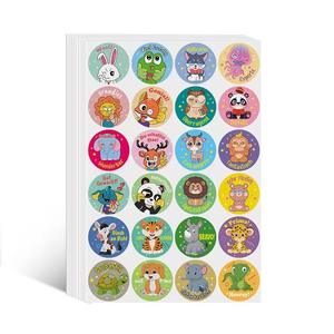 สติกเกอร์รูปตัวการ์ตูนน่ารักที่ส่องประกายติดฉลากสติกเกอร์กระตุ้นให้พ่อแม่สติกเกอร์กระตุ้นให้ยิ้ม - Product Image 6