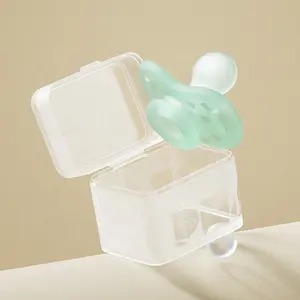 Hot Nieuwste Product Basic Clear Goedkope Kids Tepel Fopspeen 2 Stuks Zachte Fopspeen Voor Baby Transparante Tandjes Fopspenen