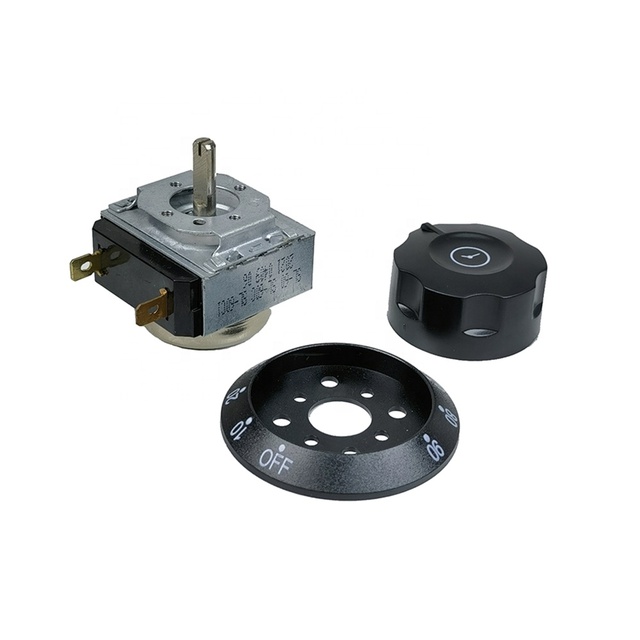 60min 250Vac 16A Mechanical Timer for Oven Fryer Time Control with Knob Switch