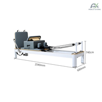 Kit de Inicio para Pilates Reformer Blanco con Colchoneta y Correa para Programas de Principiantes