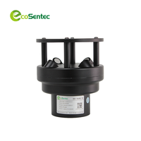 Transmisor de Viento Ultrasónico Libre de Mantenimiento ES-W303F, Detector de Velocidad y Dirección del Viento de Respuesta Rápida para Energía Eólica