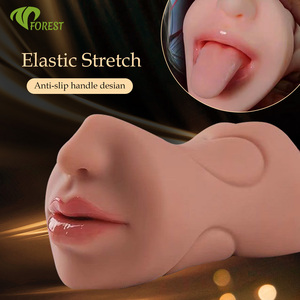 Sexspielzeug, Doppelköpfiger Hautstruktur-Airplane-Cup, Drei-<span class=keywords><strong>in</strong></span>-Eins Oralsex Deep Throat Elastisch Geruchlos, Erotikprodukte für Erwachsene - Product Image 2