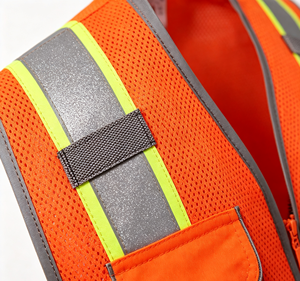 Nouveau Gilet de Sécurité Réfléchissant à Fermeture Éclair Multi-Poches avec Clignotant LED Classe 2 ANSI, Fourniture Directe des Fabricants, Idéal pour la Conduite Nocturne et la Circulation Routière - Product Image 5