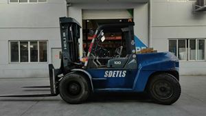 Montacargas Diésel Usado de 10 Toneladas, Marca China Heli 100, Buena Calidad, Alto Rendimiento, Bajo Precio, Motor Isuzu, Tracción 4x4, 1 Año de Garantía - Product Image 2