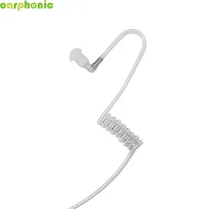 EARPHONIC 3.5mm tek dinle kulaklık akustik tüp walkie-talkie kulaklık