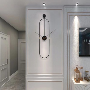 Đơn Giản Tây Ban Nha Phong Cách Sắt Đồng Hồ Treo Tường Bắc Âu Kim Loại & Nhựa Sáng Tạo Trang Trí Nội Thất Cho Khách Hoặc Phòng Ăn Đồng Hồ Treo Tường - Product Image 2