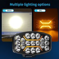 Luz de Trabajo LED de 10 Pulgadas y 19 LED, Lámpara Antiniebla Todoterreno de Alta Resistencia para Camiones Europeos Scania, Volvo, MAN, Mercedes, DAF, Iveco