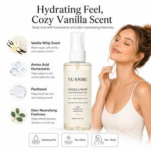Spray Corporal Hidratante <span class=keywords><strong>con</strong></span> Aroma Dulce a Almendra y Azúcar, Fragancia Gourmand para Cabello y Cuerpo, Bruma Corporal <span class=keywords><strong>con</strong></span> Aroma a Vainilla para Mujer - Product Image 3
