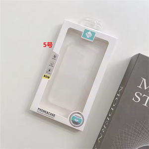 Wholesale Custom Holographic Window Hanging Hole <b>Paper</b> Box For Trendy Phone Case Packaging - Product Image 4