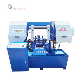 fully automatic CNC metal cutting band saw machine with automatic speedadjust sawing machine