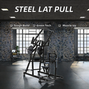 業務用 ISOラテラル フロントラットプルダウン マシン 成人用フィットネス器具 プレートロード式 スチール製 - Product Image 2