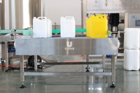 Machine de remplissage automatique de bouteilles de produits chimiques liquides (acides, pesticides, eau de Javel) anti-corrosion 5-20L