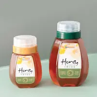 Frasco de mel para venda a atacado, de alta qualidade, garrafa de mel, jarra de mel, transparente, embalagem de mel, 500g, 1000g