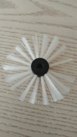 Brosse de nettoyage industrielle en fibres synthétiques de qualité supérieure avec revêtement Picote, personnalisable OEM pour le nettoyage et le pulvérisation des canalisations d'égouts, Diamètre extérieur 50 mm