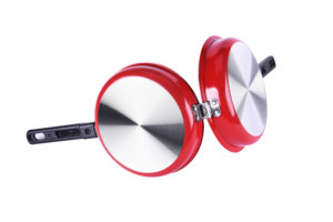 La Olla <span class=keywords><strong>de</strong></span> cocina Paella <span class=keywords><strong>de</strong></span> mariscos Pan láser <span class=keywords><strong>de</strong></span> acero inoxidable cubierta roja <span class=keywords><strong>de</strong></span> cocina <span class=keywords><strong>de</strong></span> Metal logotipo estufa Color - Product Image 3