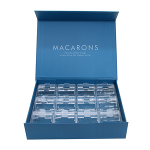 Folding Magntic Cheap Competitive Price Macaron Box Wholesale Cookies Packaging For Macarons Package Box Custom Macaron Boxes