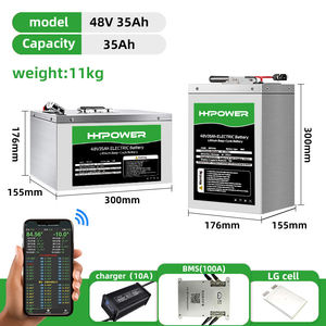 전기 세발 자전거 오토바이 맞춤형 NMC lipo 배터리 48 V 60V 72v 34Ah 35Ah 70Ah 48 볼트 리튬 이온 배터리 팩 - Product Image 2