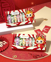 Coffret Crème Mains Fleur et Fruit - Hydratant et Adoucissant - Emballage Cadeau Commémoratif