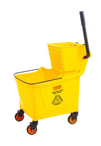 Ember pel pembersih diri dengan penggulung terbaik keranjang plastik 36L untuk penggunaan air di restoran 20L PP PVC bahan bambu - Product Image 2