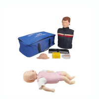 Maniquí de RCP de Medio Cuerpo para Adultos y Maniquí de Obstrucción Infantil para Entrenamiento de Primeros Auxilios CPR100A + J140