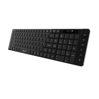 KB6900-teclado duradero con cable USB para ordenador, teclado de oficina para ordenador de escritorio en casa y portátil, color blanco