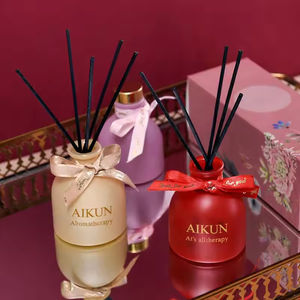 Diffuseur à roseaux Aikun sans flamme, huile essentielle d'aromathérapie, sans BPA, pour hôtels et maisons, liquide volatile longue durée - Product Image 1