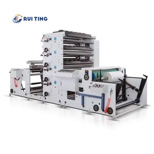 RTRY-580F 2 + 3 màu giấy nhựa Bopp phim tự động web hướng dẫn flexo máy in nhãn Báo Chí - Product Image 1