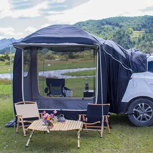 Thiết bị ngoài trời di động có thể gập lại connectable cổng sau tán cắm trại xe phía sau lều SUV van mái hiên lều cho cắm trại các sự kiện ngoài trời