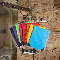 Sac de sport personnalisable en polyester 210D éco-recyclé avec cordon de serrage, dos ergonomique, tendance, promotionnel, pour terrain de football