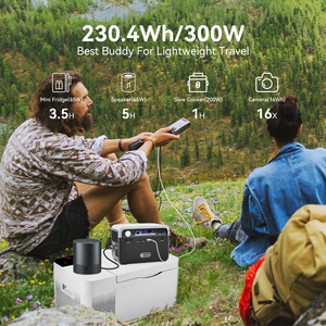 Emergency Station 300W 600W AC100-240V MPPT <b>Solar</b> <b>Generator</b> Battery 230.4Wh Capacity Car Modified Sine BP030B Portable <b>Solar</b> Gen - Product Image 5