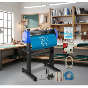 Machine de découpe de vinyle SignMaster 34 pouces (870 mm) sur pied, électrique, pour la création de signalétique en vinyle, usage bureautique - Product Image 2