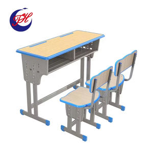 Conjuntos de Escritorio y Silla Ajustables Personalizables de Buena Calidad, Escritorios y Sillas Escolares, Silla y Mesa Dobles para Estudiantes - Product Image 2