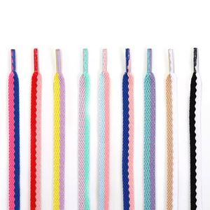 เชือกผูกรองเท้าผ้าใบโพลีเอสเตอร์สีสันสดใสสะดุดตา ขนาด 120 140 160 ซม. - Product Image 2