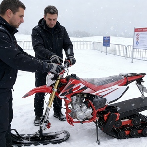 Véhicule tout-terrain sur chenilles <span class=keywords><strong>4</strong></span> temps 300cc, robuste, pour le tourisme et les sentiers, idéal pour le sable et la neige extrêmes hors route - Vente en gros usine - Product Image 2
