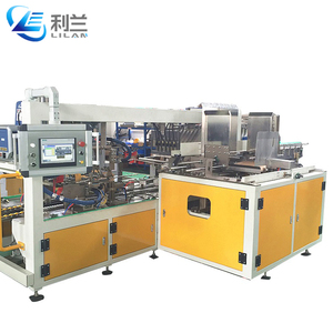 Fabrik fertigung Heiß schmelz kleber Tissue Box Verpackungs maschine für Karton Shanghai SEW oder Omate 25 Fälle pro Minute - Product Image 3