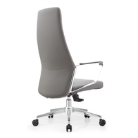 Chaise de bureau ergonomique en cuir, chaise de direction de luxe, siège de PDG, siège d'invité, chaises confortables
