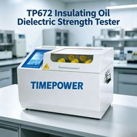 Testeur automatique de résistance dielectrique de l'huile de transformateur 100 KV, norme ASTM D877, machine de test de la résistance à la défaillance diélectrique de l'huile