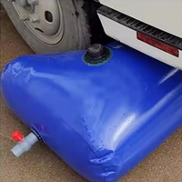 Réservoir d'eau en PVC, poche à eau flexible, réservoir d'eau portable