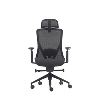 Chaise de bureau fonctionnelle à dossier haut en maille pour personnel