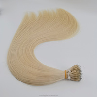 Extensions de cheveux russes 12A double tirage, cuticules alignées, lisses et soyeuses, à micro-anneaux Nano Ring