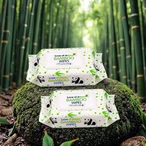 Биоразлагаемые органические влажные салфетки из бамбука для детей, индивидуальный дизайн, влажные салфетки для младенцев (Toallitas Humedas) - Product Image 1